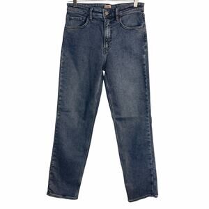 Faherty High Rise Straight Leg Jeans Size 27 Medium Wash